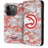 NBA Atlanta Hawks Digi Camo iPhone 15 Pro Folio Case